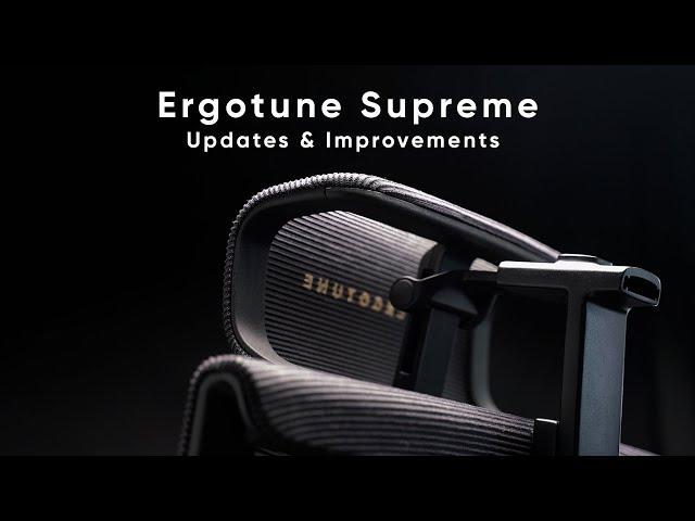 They made a great chair even better! | Ergotune Improvements and Updates