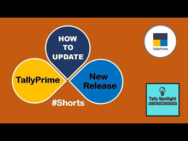 How To Update Tally Prime New Release #Shorts