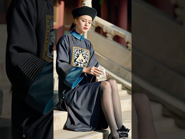 #Long legs #Femininity #Stockings #High - heeled shoes  #beauty #aiart #model #fashion #automobile