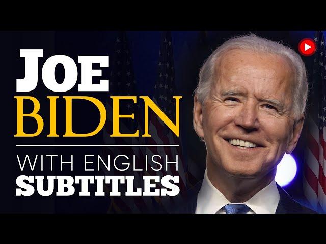 ENGLISH SPEECH | JOE BIDEN: Victory Speech (English Subtitles)