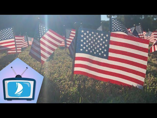 What's up with the American flags on the Green? | UNF Spinnaker TV