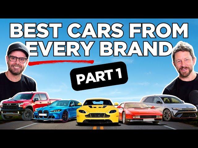 The BEST cars from EVERY brand (Part 1)