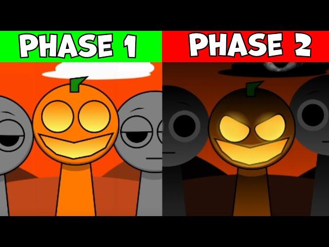 Incredibox Sprunki HALLOWEEN MOD: 1 Phase VS 2 Phase and Mix