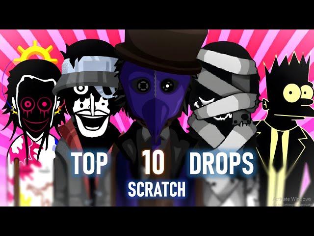 TOP 10 INCREDIBOX DROPS  | Incredibox SCRATCH Mod