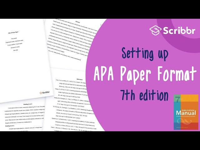 APA 7th Edition: Set up an APA Format Paper in 6 Minutes | Scribbr 