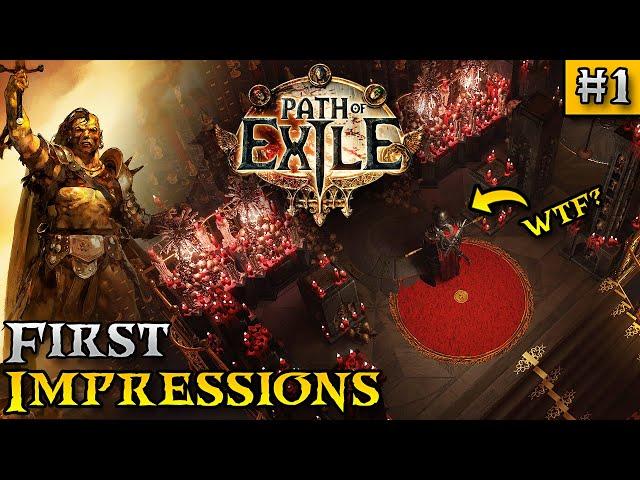 Diablo 4 Player Tries Path of Exile For The First Time - Act 1