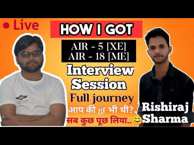 AIR - 5 : Toppers Talk Gate 2021 | Rishiraj Sharma | GATE ME Topper Guru Ghasidas University C.G.|