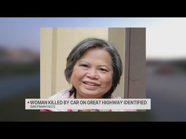 Woman killed by car on Great Highway identified