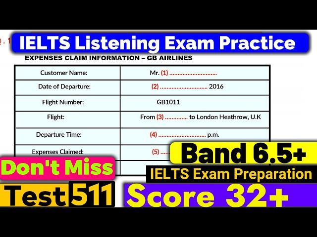 IELTS Listening Practice Test 2024 with Answers [Real Exam - 511 ]