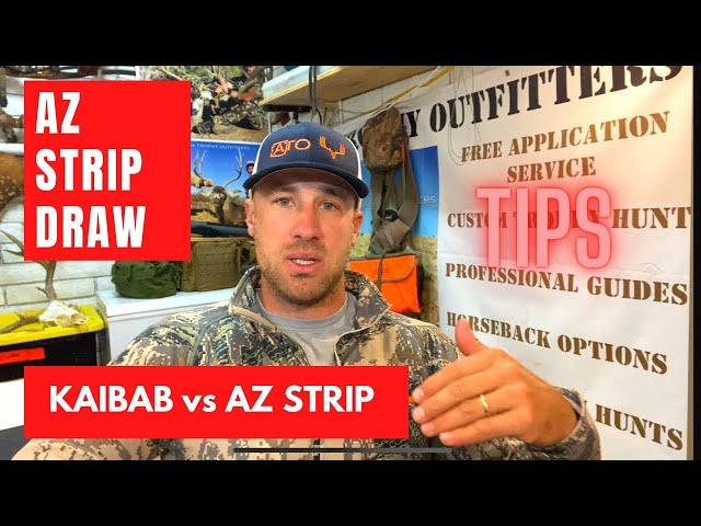 ARIZONA DEER DRAW APPLICATION STRATEGY | ARIZONA STRIP OVERVIEW | AZ STRIP vs KAIBAB TIPS
