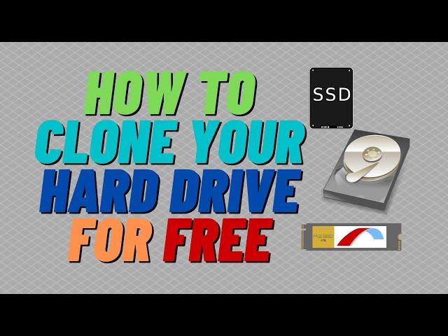 How to Clone Your Hard Drive For FREE