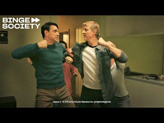 Daniel and Johnny fight | Cobra Kai (Season 2, Episode 10)