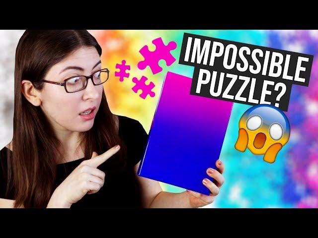 The Only Puzzle I Couldn’t Finish?! - Areaware Gradient Jigsaw Puzzles Review