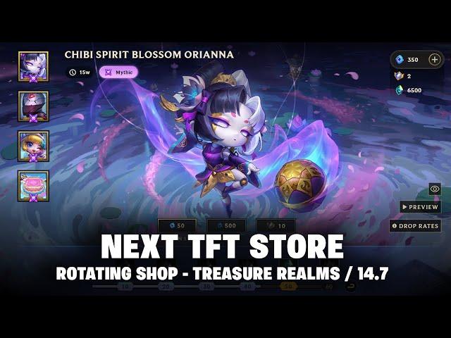 NEW ROTATING SHOP & TREASURE REALMS | TFT 14.7