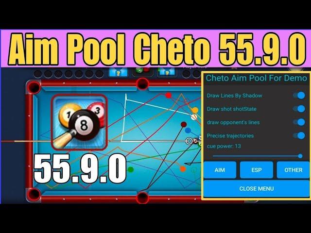 FREE Aim Pool Cheto 8 Ball Pool 55.9.0 Chato Hack Mode Menu 2024