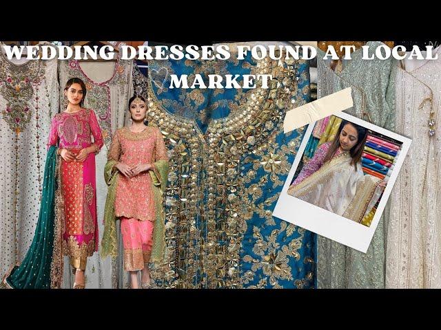 Gulf Shopping Mall Karachi|Wedding Dresses| Embellished Banarasi Semi Stitched Suits|Raw Silk Suits