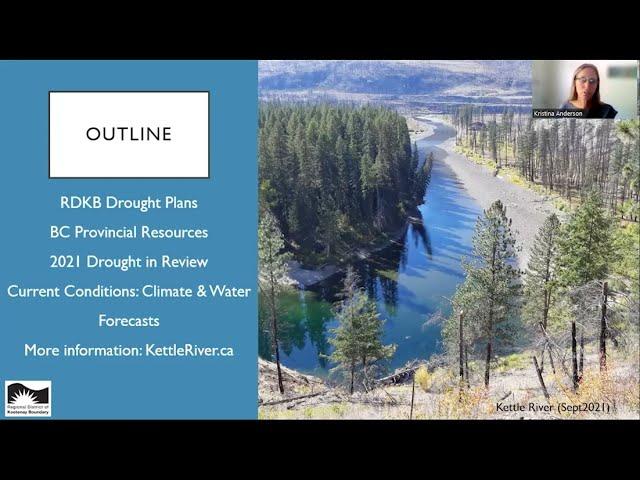 Kootenay Boundary Regional District (RDKB) Drought Update July, 2022