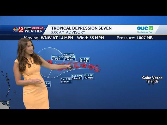 Tracking the Tropics: Tropical Depression 7 could form into tropical storm soon, then weaken