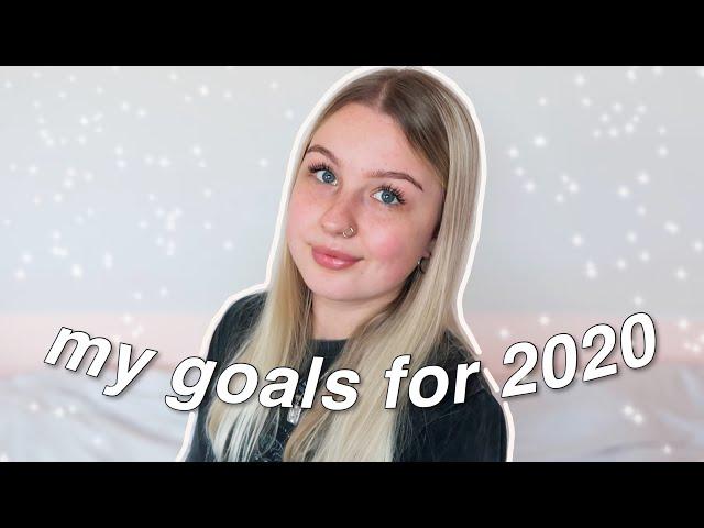 MY 2020 GOALS/RESOLUTIONS!