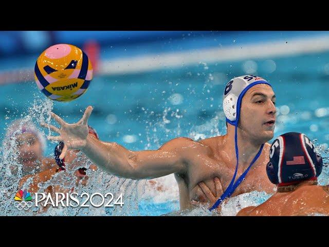 Serbia sinks U.S. men's water polo behind a prolific power play | Paris Olympics | NBC Sports