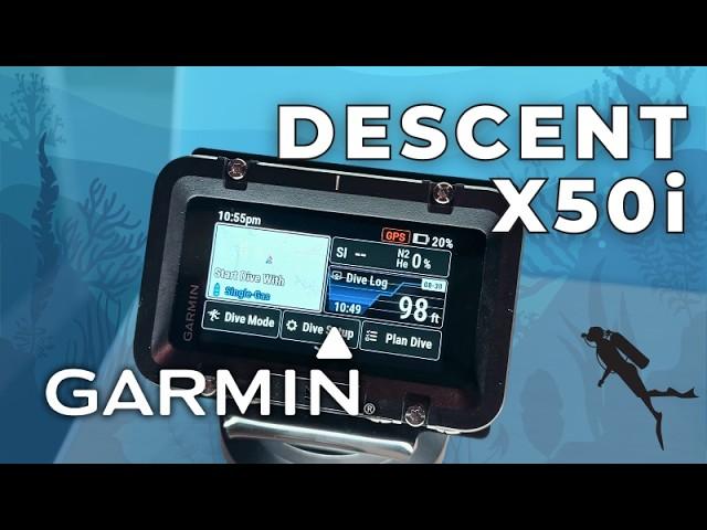 Garmin Descent X50i - First Look at a Scuba Diving game changer!