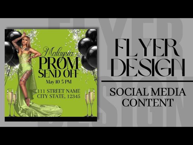 How to design a flyer in Canva | Canva Tutorial