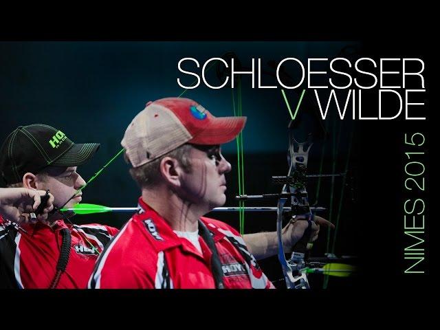 Schloesser v Wilde – archery’s Mr Perfect clashes with experienced pro | Nîmes 2015