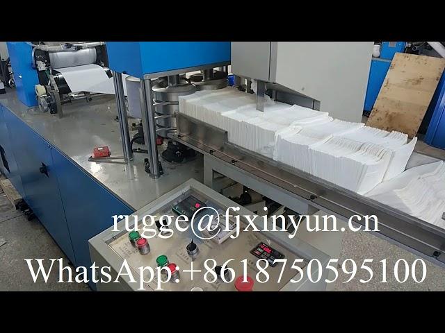 Automatic folding napkin tissue paper printing machine