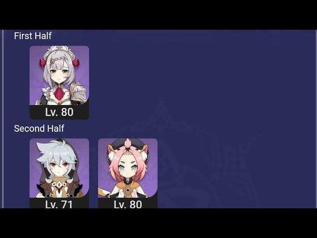 4.1 Spiral Abyss Floor 9 (Full Stars) | All 4 Stars Characters & Weapons