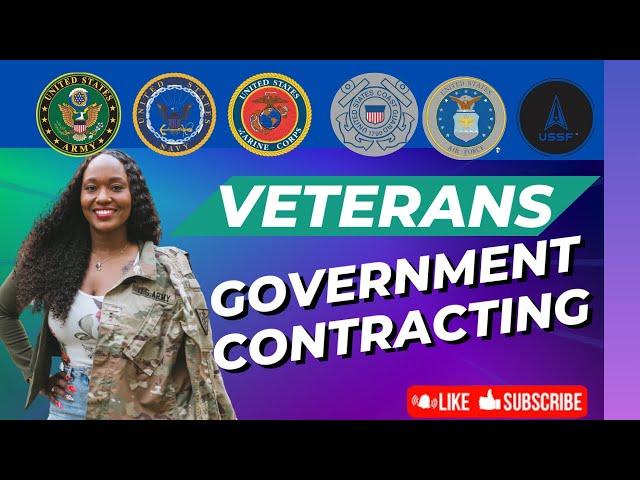 Veteran Government Contracting | Getting Certified SDVOSB VOSB & More!