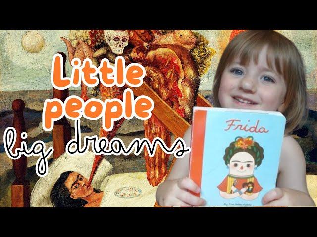 Reading about Frida Kahlo | Little People Big Dreams