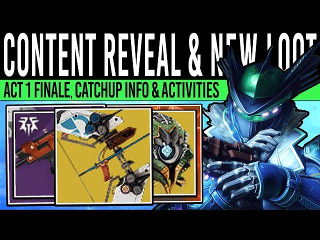 Destiny 2: NEW LOOT REVEALS & ACT 1 FINALE! Festival Refresh, Exotic Loot, Modes & More (12th Nov)