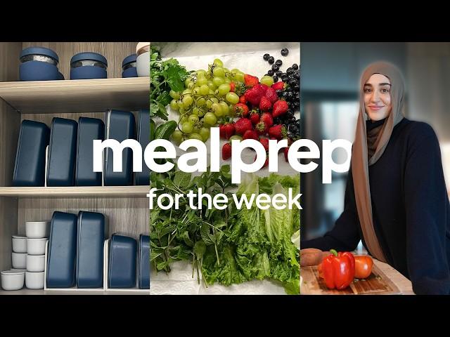 meal prep with me | healthy & high protein