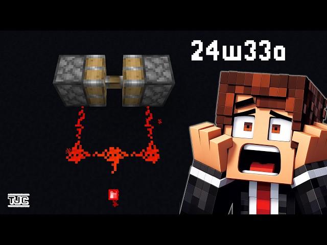 Hat MOJANG etwa REDSTONE ZERSTÖRT? | Update 24w33a