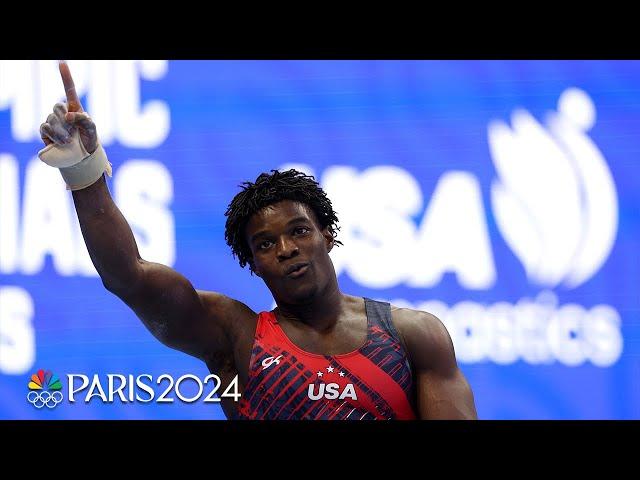 Frederick Richard DOMINATES Gymnastics Trials, wins all-around and a spot in Paris | NBC Sports