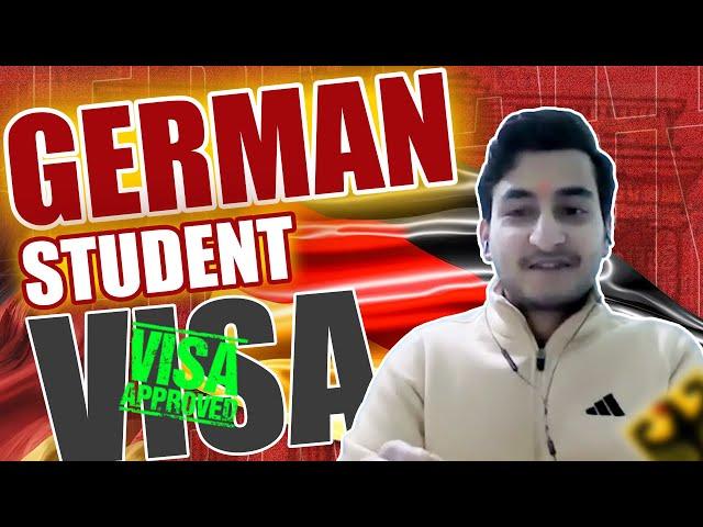  How I Got My German Student Visa FAST!|Study in Germany 2025|My Agent & Full Process Explained!