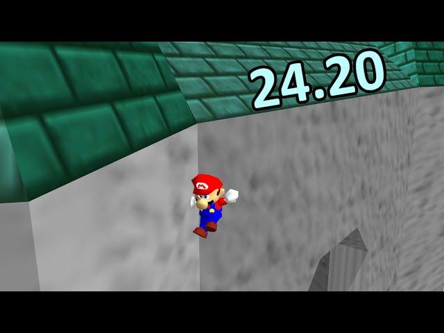 [TAS] SM64 - "Carpetless" BLJless in 24"20