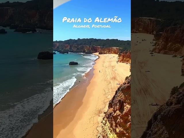 The 3 ‘S’s….  sun, sea and sand…. Praia do Alemão beach, Algarve ️