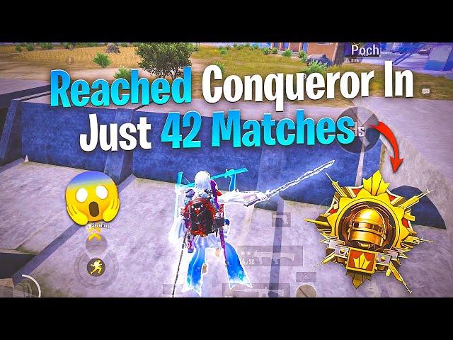  How I Reached Conqueror In Just 42 Matches ? -iPhoneXR,11,12,13,14,14pro,14promax15,15Pro,15ProMa