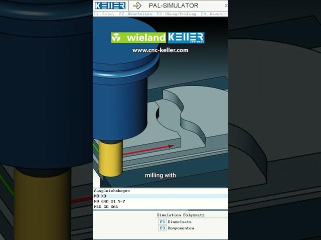 Theory Meets Practice: CNC Training of the Future (SYMplus KELLER.Software) #cncsoftware #cncmilling