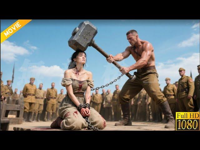 2025 Action Hit:Japs hit a female soldier with an iron hammer, enraging our army to annihilate them.