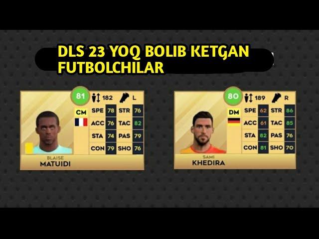 DLS 23 YOQ BOLIB KETGAN FUTBOLCHILAR | RAREST PLAYERS IN DLS 23