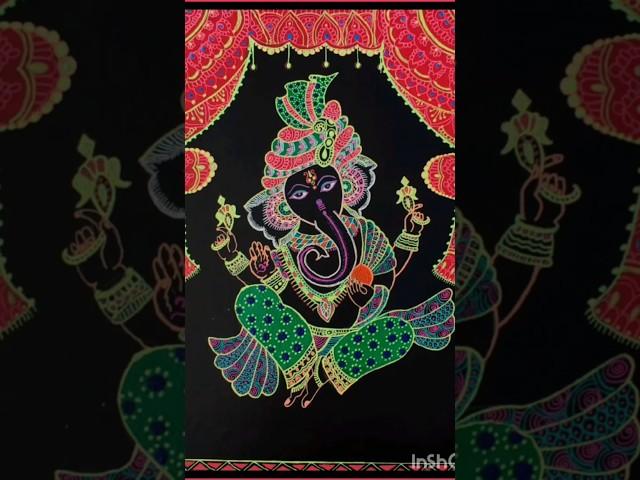 Mandala art. Drawn by my chechiyamma. mandala painting #rishidevkarthickgayathri