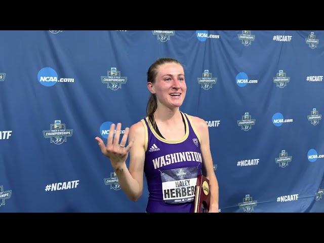 Haley Herberg after leading 7k of 2022 NCAA 10k final