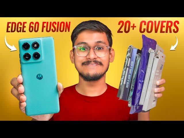 Motorola Edge 60 Fusion Back Cover & Cases | Moto Edge 60 Fusion Tempered Glass | Moto Edge60 fusion