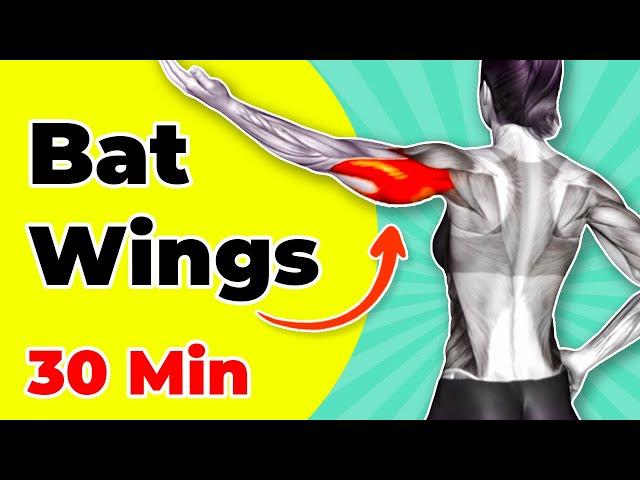  Get Rid Of 'BAT WINGS'  30-min FLABBY ARMS Workout