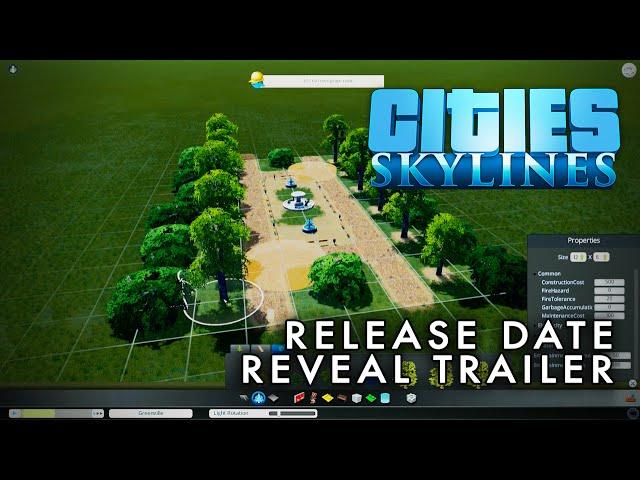Cities: Skylines - Release Date Reveal Trailer [60fps]
