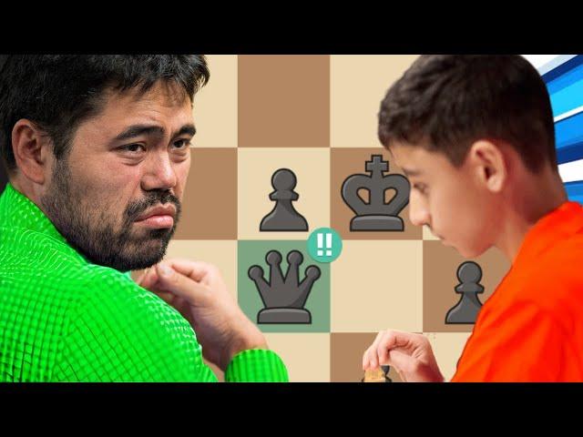 13yo Chess Prodigy STUNS Hikaru