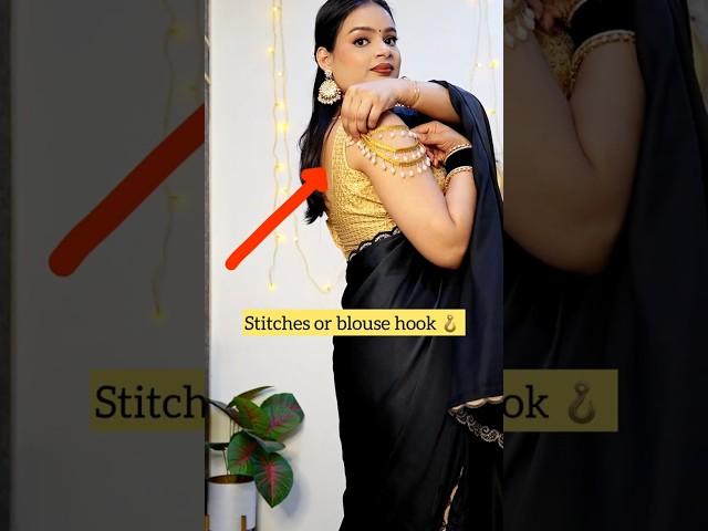 Sleeveless Blouse Hacks, tips, Designs  #blousedesign #saree #beautynstyle #shaadi #season