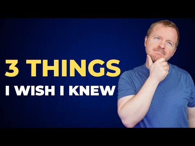 3 Things I Wish I Knew BEFORE going into Cyber Security!